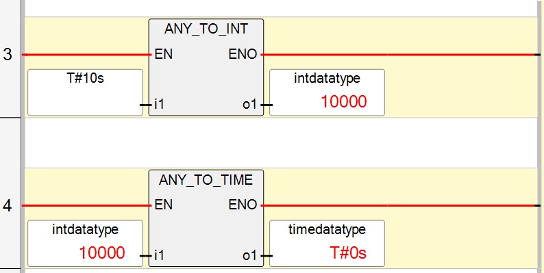 what is time data type in Connected Components Workbench?